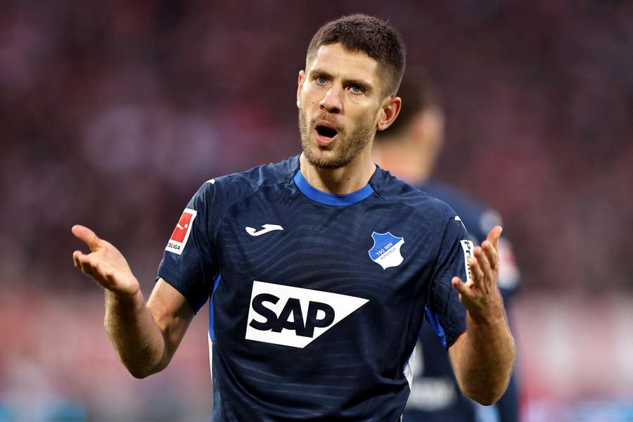 Andrej Kramaric looking frustrated with his side