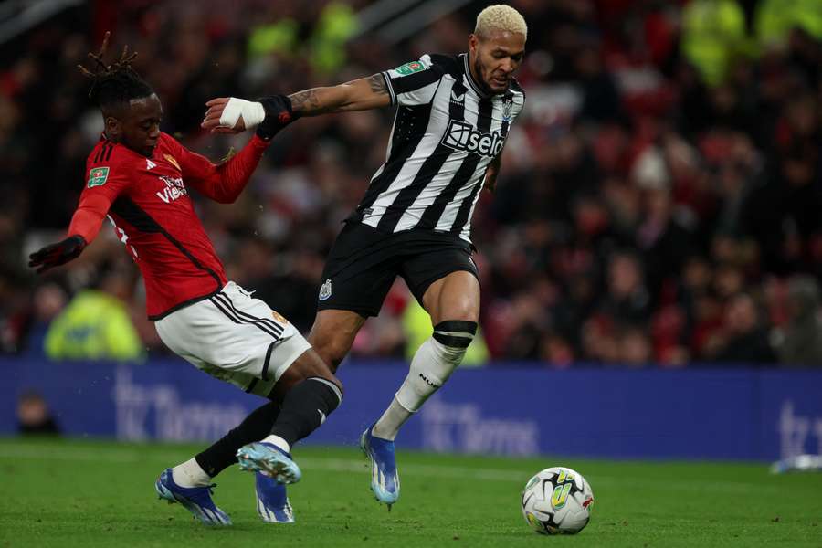 Newcastle knocked United out of the Carabao Cup