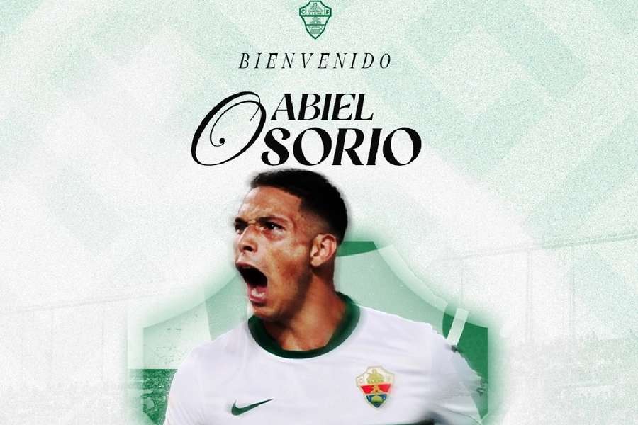 Abiel Osorio, nuevo jugador del Elche