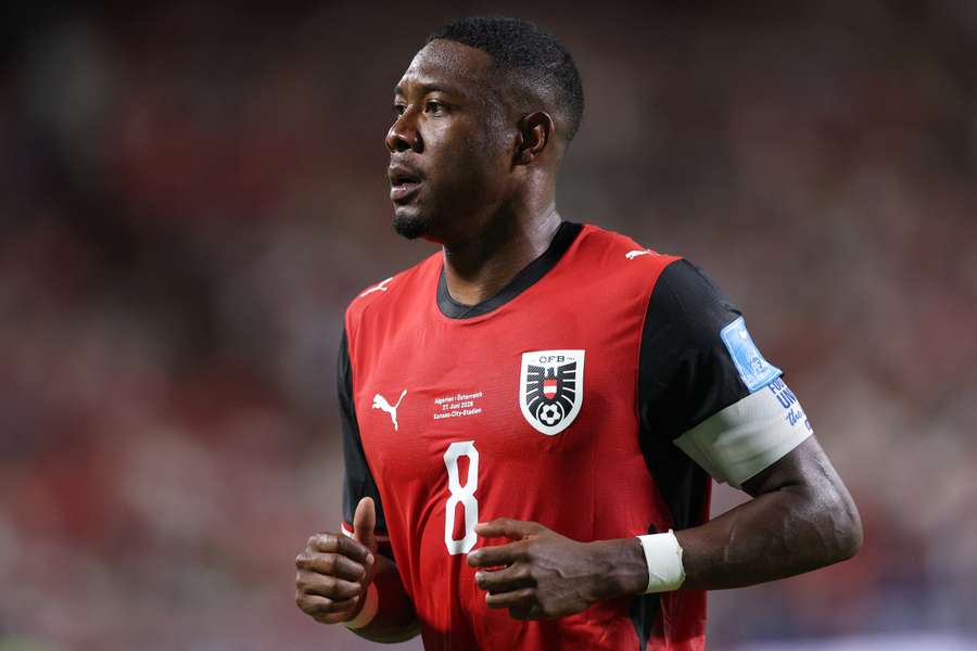 Alaba avec l'Autriche au Mondial 2026. Alaba avec l'Autriche au Mondial 2026.