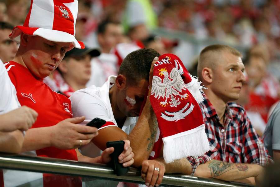 Rozczarowanie polskich kibiców na Euro 2012
