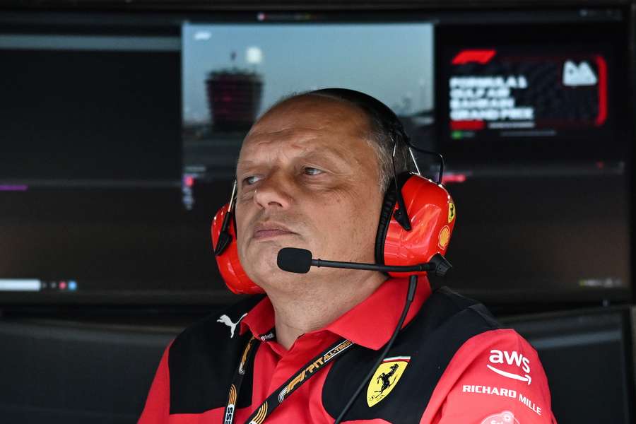 Frederic Vasseur estreou-se como chefe de equipa da Ferrari