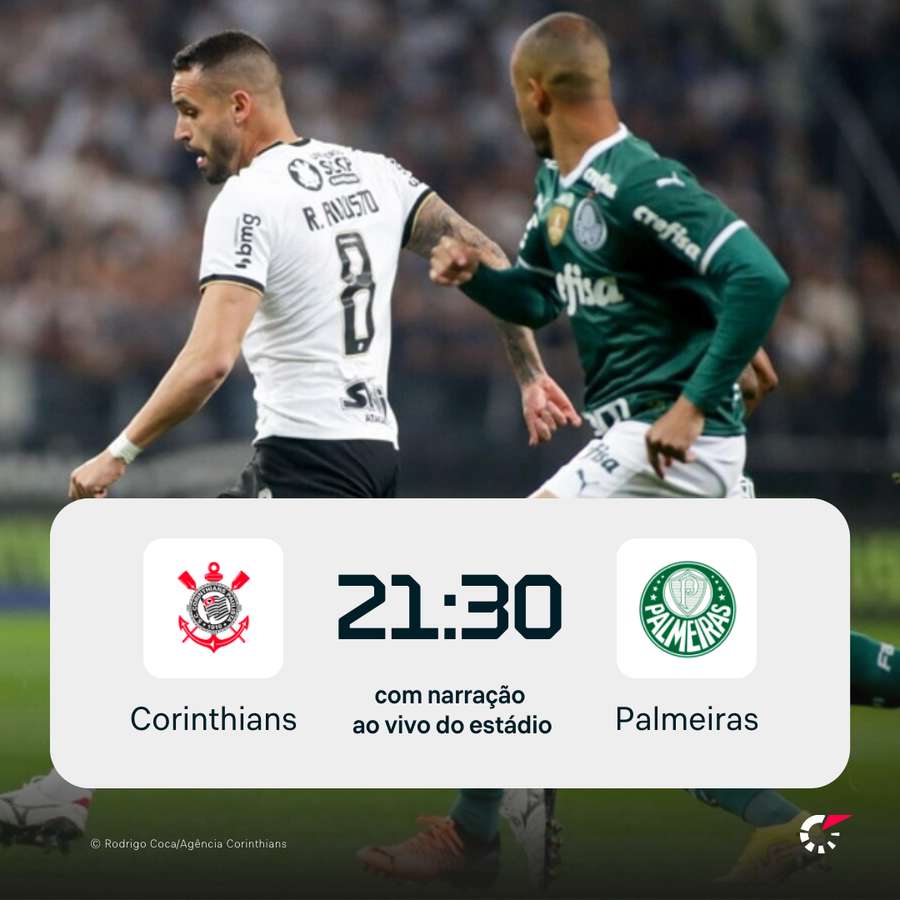 Palmeiras vence dérbi contra Corinthians no Paulistão