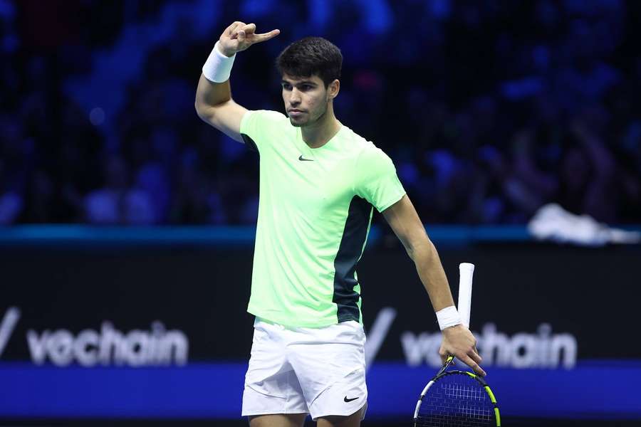 Carlos Alcaraz won de ATP Finals nog niet