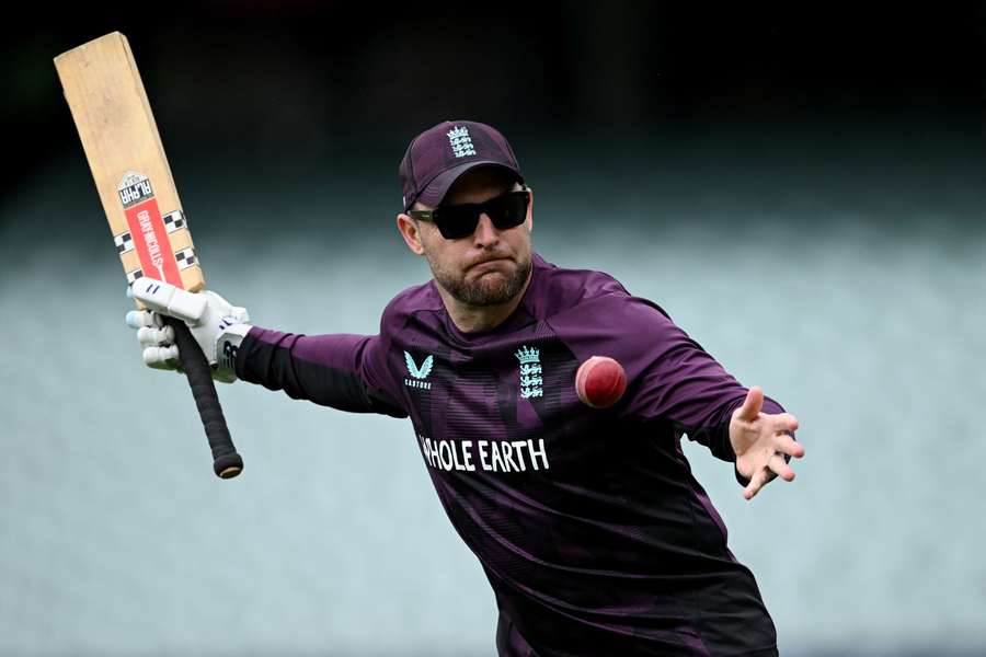 Brendon McCullum during a training session in Adelaide on Sunday. Brendon McCullum during a training session in Adelaide on Sunday.