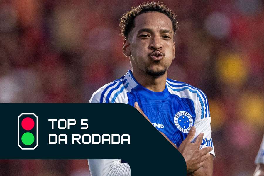 Matheus Pereira, do Cruzeiro, quase conseguiu nota 10