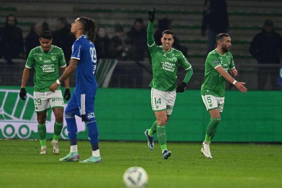 Dylan Chambost a ouvert le score à Bastia pour Saint-Étienne