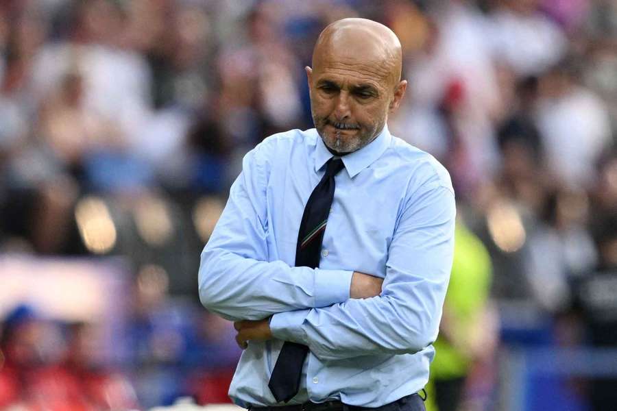 Luciano Spalletti on the touchline 