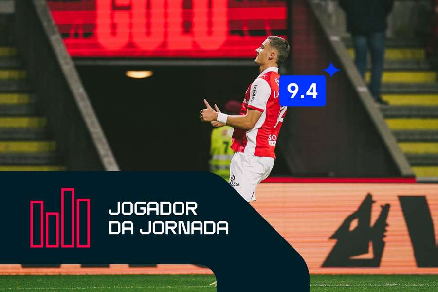 Lagerbielke em destaque no triunfo do SC Braga Lagerbielke em destaque no triunfo do SC Braga