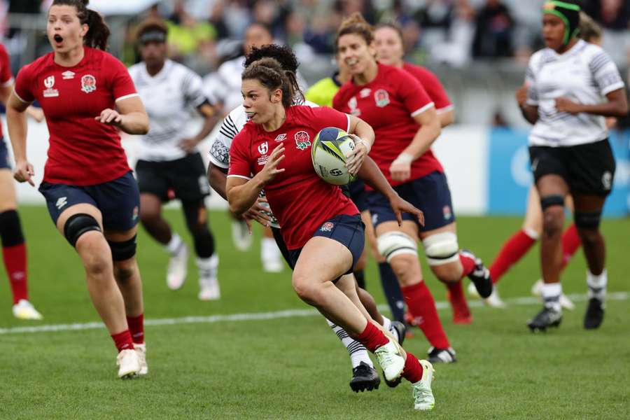 Helena Rowland, ball carrier, will miss the World Cup final with a foot injury