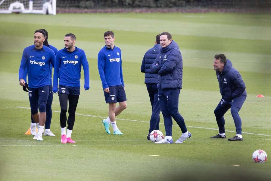 Frank Lampard, la antrenamentele lui Chelsea