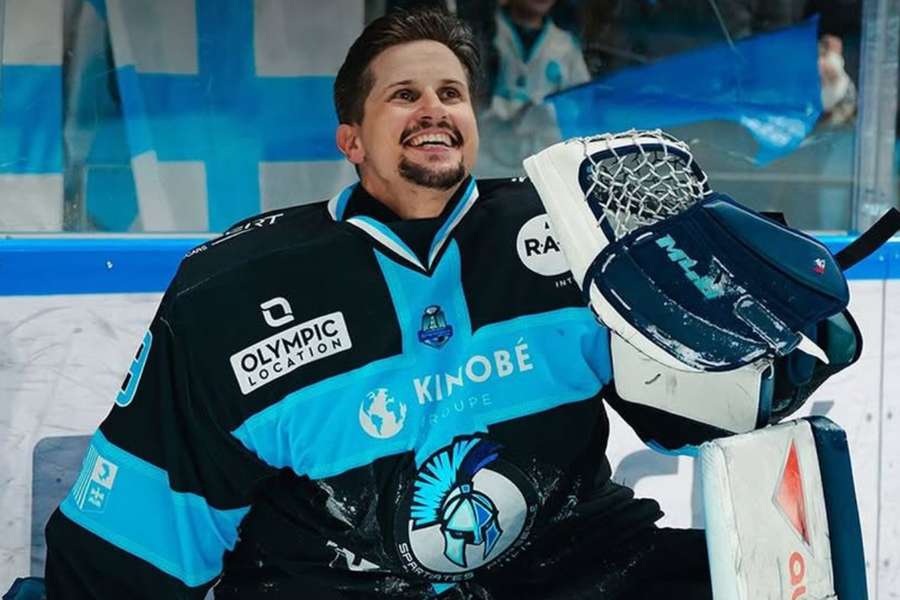 Libor Kašík v dresu Spartiates Marseille. Libor Kašík v dresu Spartiates Marseille.