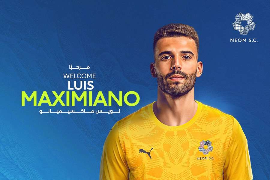Luís Maximiano vai jogar no Neom