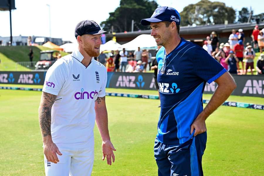 Stokes and Southee will lead their men out for the second test