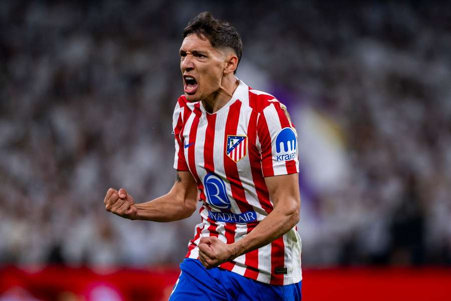 Nahuel Molina celebra su gol ante el Real Madrid