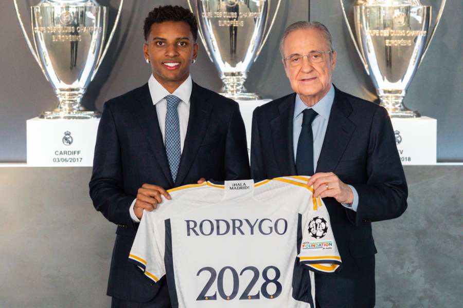Rodrygo fica em Madri até 2028