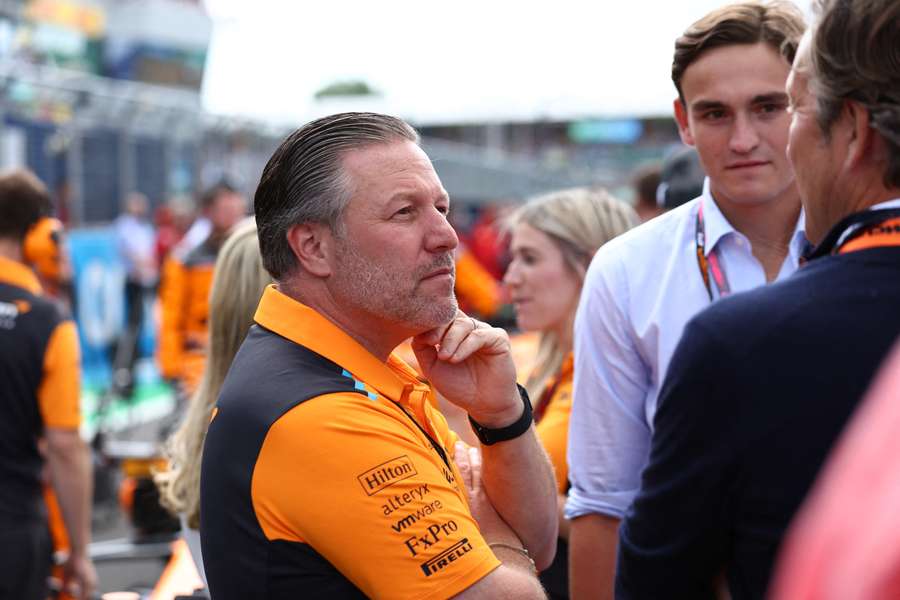 McLaren chief executive Zak Brown