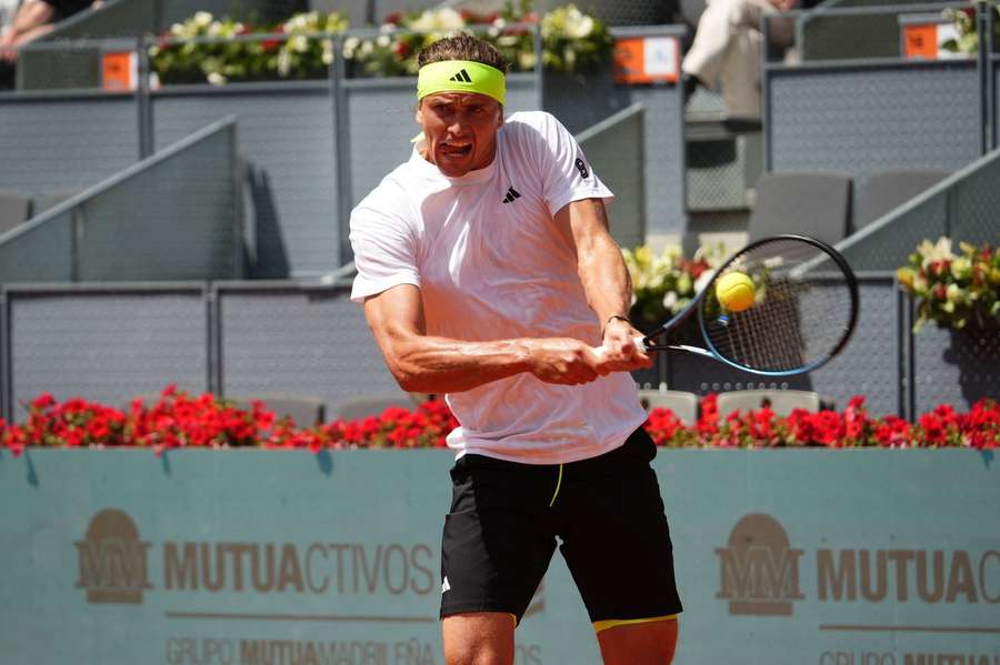 Alexander Zverev mostra a sua melhor forma em Madrid