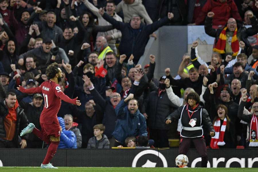 Mohamed Salah got the Kop jumping with what turned out to be the winner