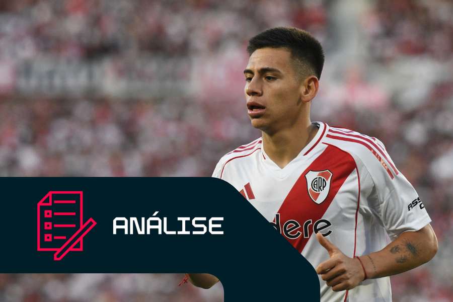 Claudio Echeverri é a figura da Argentina