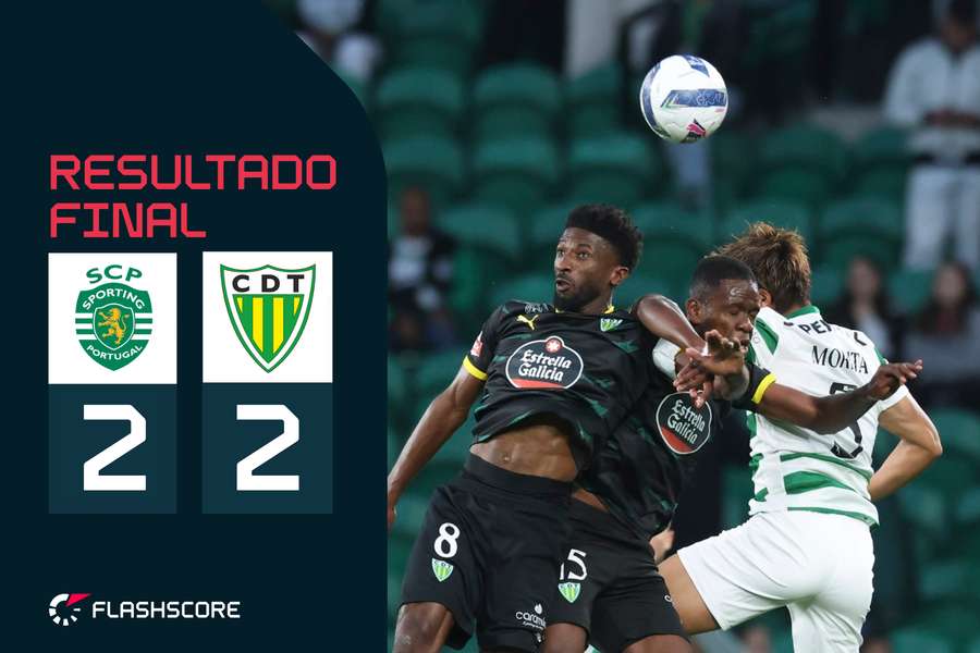 Sporting e Tondela empataram em Alvalade