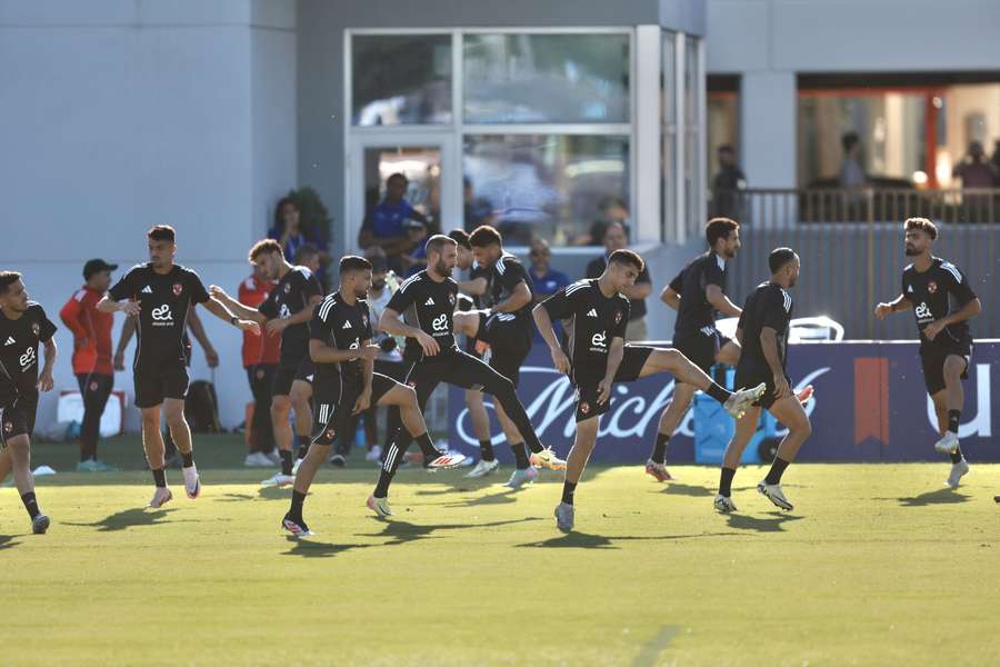 Al Ahly players train ahead of their Club World Cup opener
