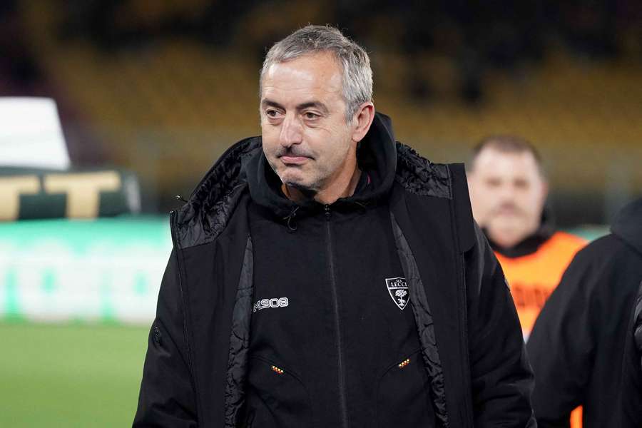 Marco Giampaolo prima di Lecce-Roma