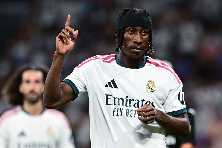 Real Madrid forward Yan Diomande.