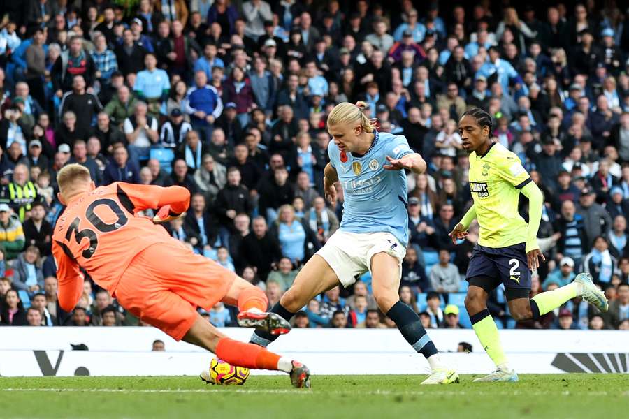 Haaland foi o grande destaque ofensivo do Manchester City