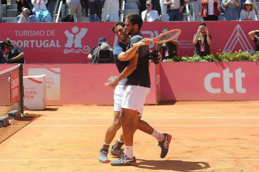 Francisco Cabral e Nuno Borges conquistaram o torneio de pares do Estoril Open no ano passado