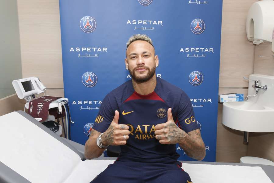 Neymar a passé ses examens médicaux.