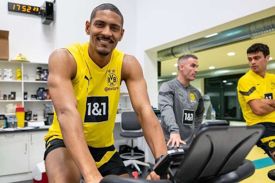 Sébastien Haller já treinou com a equipa do Borussia Dortmund