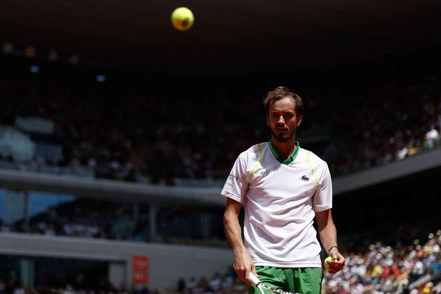 Medvedev was coming into the Grand Slam tournament on the back of a title in Rome