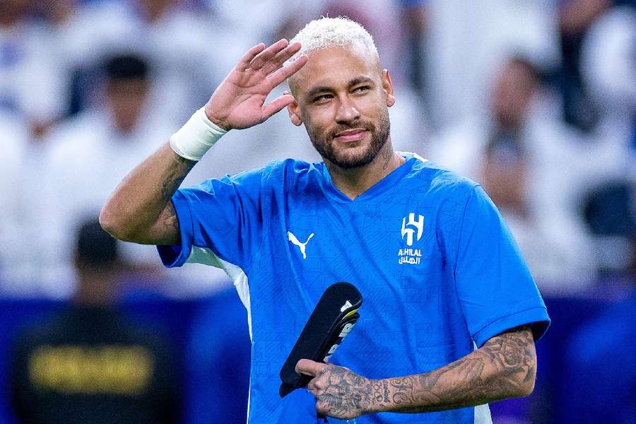 Neymar sentiu um incômodo em sua segunda partida pelo Al-Hilal desde a recuperação de lesão