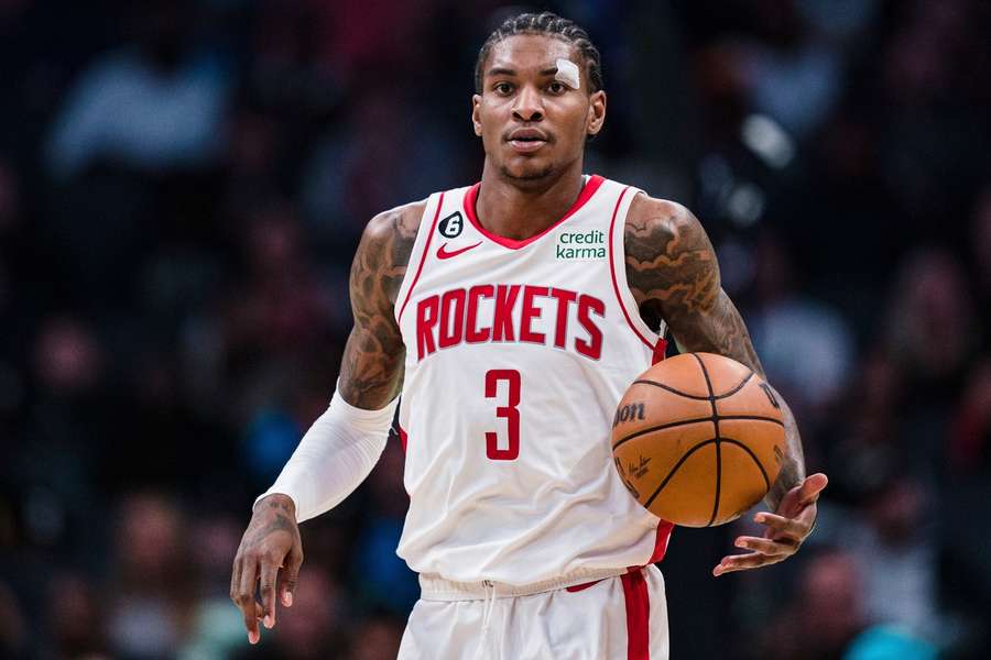 Porter em ação pelos Rockets em abril de 2023