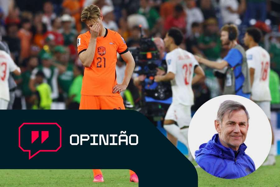 Os Países Baixos foram eliminados do Mundial por Marrocos