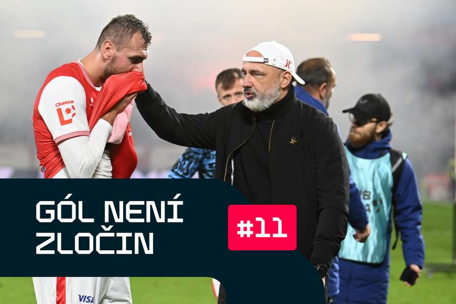 Tomáš Chorý a Jindřich Trpišovský, dva protagonisté jednoduché taktiky Slavie.
