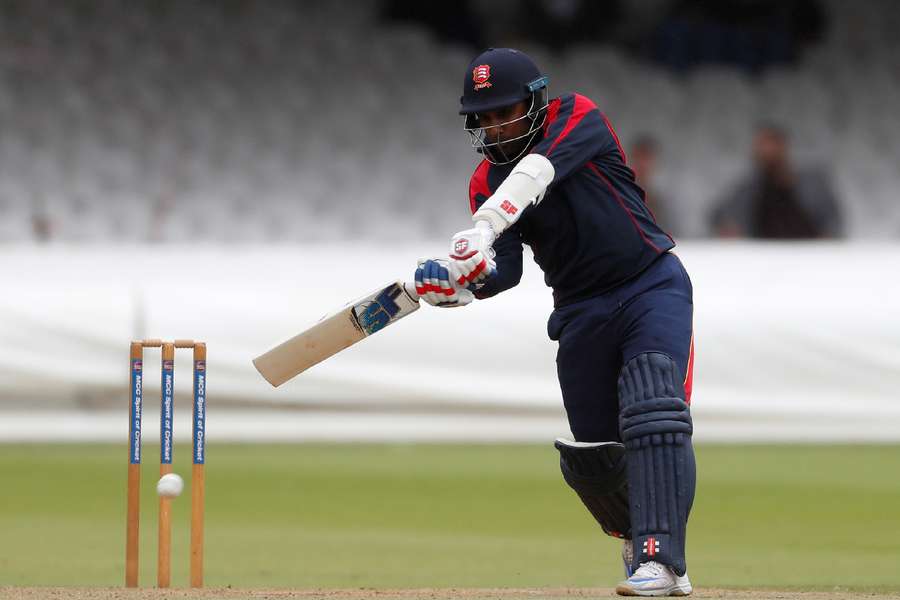 The MCC's Mahela Jayawardene in action 