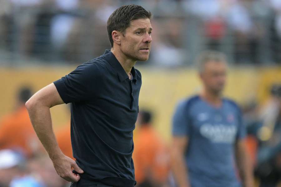 Xabi Alonso, podczas meczu PSG-Real Madryt