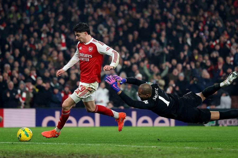 Havertz leidet an einer Muskelverletzung Havertz leidet an einer Muskelverletzung