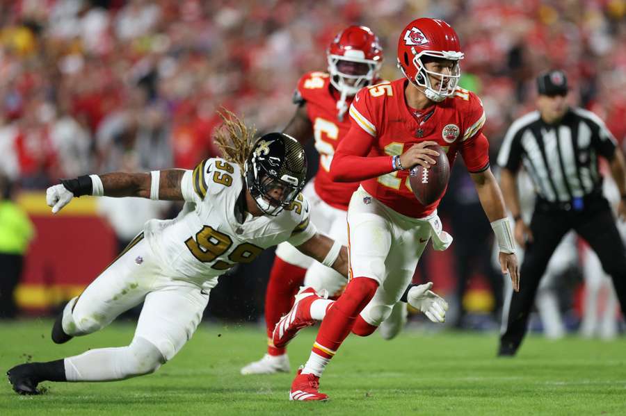 Mahomes si invola a meta