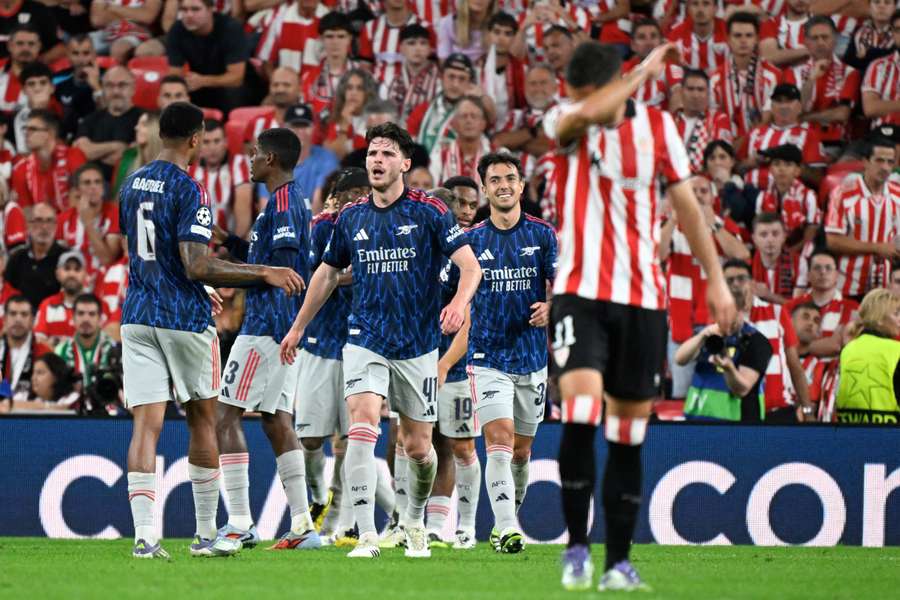 Arsenal v Bilbau vyhrál 2:0.