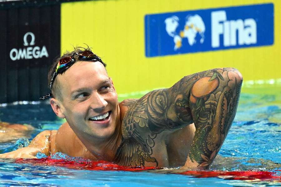 Caeleb Dressel verzuimde zich te plaatsen voor de 100 meter vrije slag