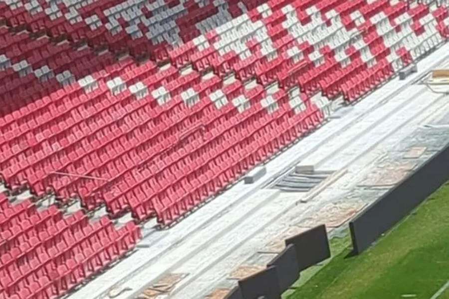 Obras no Estádio da Luz