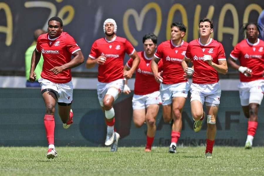 Seleção portuguesa em ação