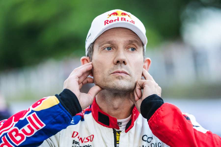 Sébastien Ogier, ce week-end. Sébastien Ogier, ce week-end.