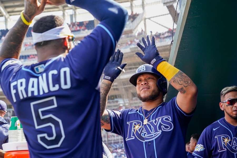 Franco and Arozarena off to hot starts for Rays