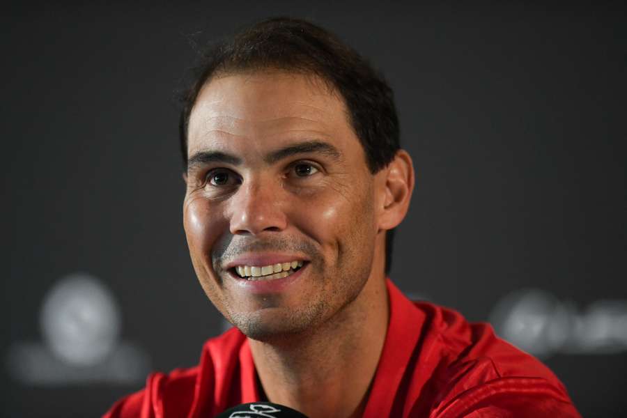 Rafael Nadal en conférence de presse.