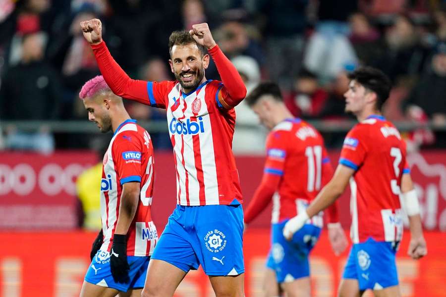 Cristhian Stuani are 7 goluri în campionat pentru Girona în acest sezon