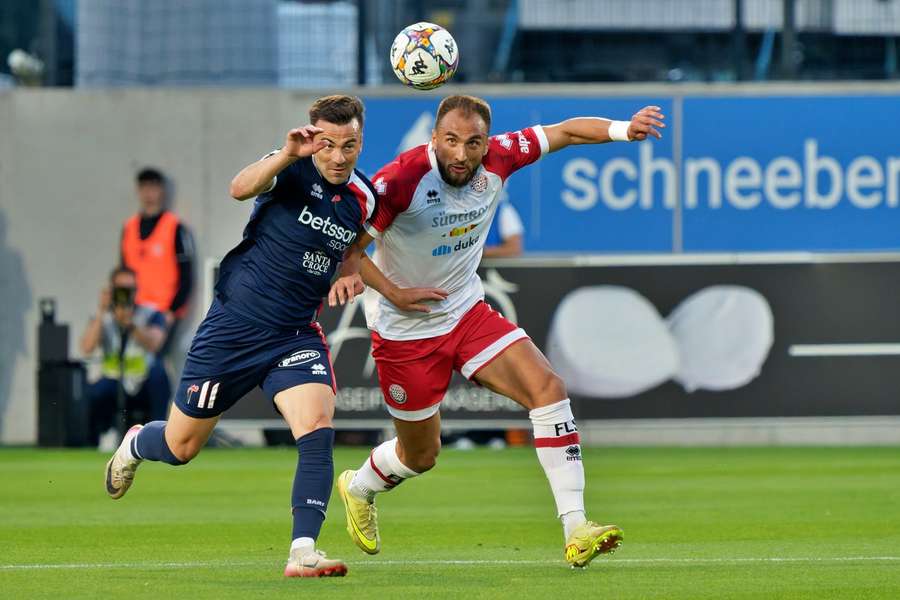Un'azione del match Un'azione del match